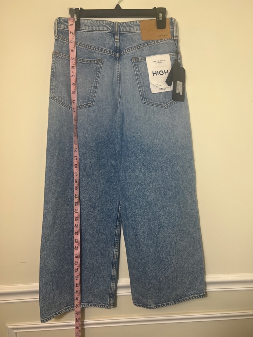 Rag & Bone Maya High-Rise Ankle Wide Leg Jeans - Picture 5 of 7